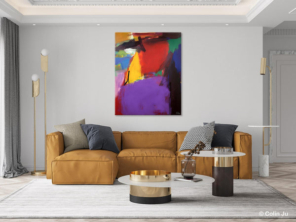 Abstract Painting on Canvas, Extra Large Abstract Painting for Living Room, Large Original Abstract Wall Art, Contemporary Acrylic Paintings-artworkcanvas