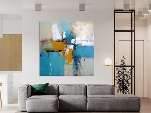 Large Abstract Painting for Bedroom, Original Modern Wall Art Paintings, Oversized Contemporary Canvas Paintings, Modern Acrylic Artwork-artworkcanvas