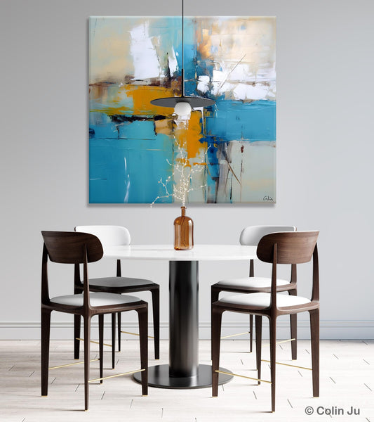 Large Abstract Painting for Bedroom, Original Modern Wall Art Paintings, Oversized Contemporary Canvas Paintings, Modern Acrylic Artwork-artworkcanvas