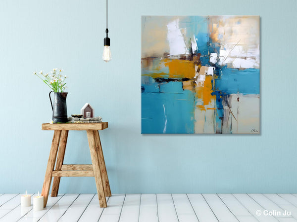 Large Abstract Painting for Bedroom, Original Modern Wall Art Paintings, Oversized Contemporary Canvas Paintings, Modern Acrylic Artwork-artworkcanvas