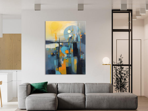 Extra Large Painting for Sale, Oversized Contemporary Acrylic Paintings, Extra Large Canvas Painting for Bedroom, Original Abstract Painting-artworkcanvas