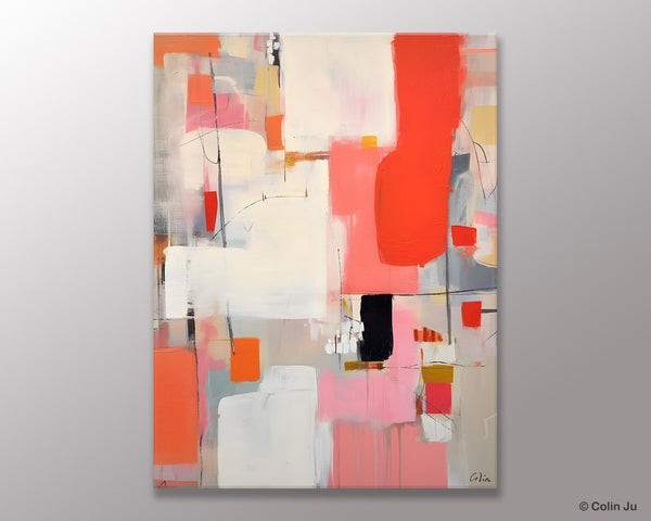 Extra Large Painting on Canvas, Huge Contemporary Acrylic Paintings, Extra Large Canvas Painting for Bedroom, Original Abstract Wall Art-artworkcanvas