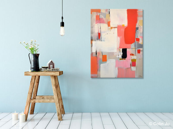 Extra Large Painting on Canvas, Huge Contemporary Acrylic Paintings, Extra Large Canvas Painting for Bedroom, Original Abstract Wall Art-artworkcanvas