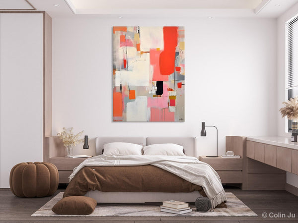 Extra Large Painting on Canvas, Huge Contemporary Acrylic Paintings, Extra Large Canvas Painting for Bedroom, Original Abstract Wall Art-artworkcanvas