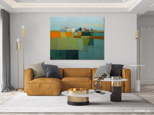 Abstract Landscape Painting on Canvas, Extra Large Landacape Wall Art for Living Room, Original Abstract Wall Art, Acrylic Painting for Sale-artworkcanvas