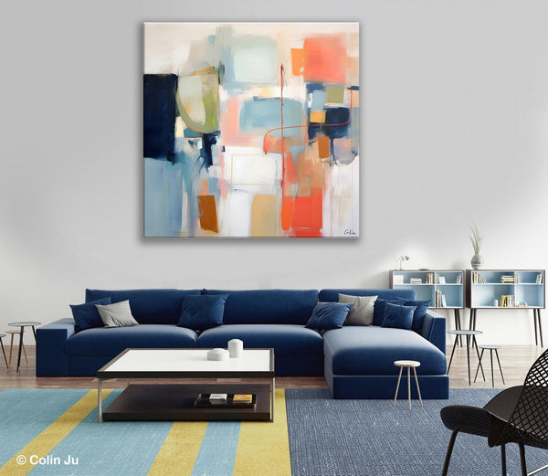 Large Abstract Painting for Bedroom, Original Modern Paintings, Contemporary Canvas Art, Modern Acrylic Artwork, Buy Art Paintings Online-artworkcanvas