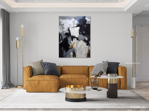 Extra Large Painting on Canvas, Contemporary Acrylic Paintings, Extra Large Canvas Paintings for Bedroom, Large Original Abstract Wall Art-artworkcanvas
