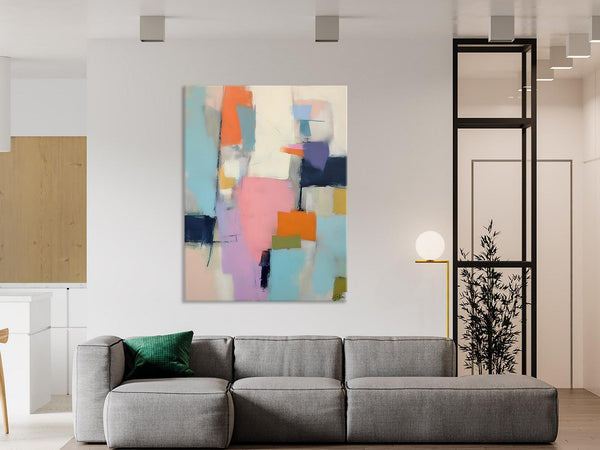 Modern Paintings, Large Contemporary Wall Art, Acrylic Painting on Canvas, Extra Large Paintings for Dining Room, Original Abstract Painting-artworkcanvas