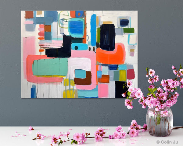 Contemporary Acrylic Paintings, Modern Wall Art Ideas for Living Room, Extra Large Canvas Paintings, Original Abstract Painting, Impasto Art-artworkcanvas