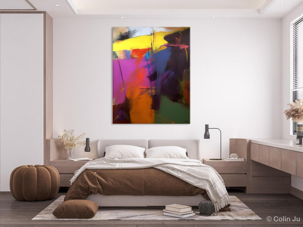 Extra Large Abstract Painting for Dining Room, Large Original Abstract Wall Art, Contemporary Acrylic Paintings, Abstract Painting on Canvas-artworkcanvas