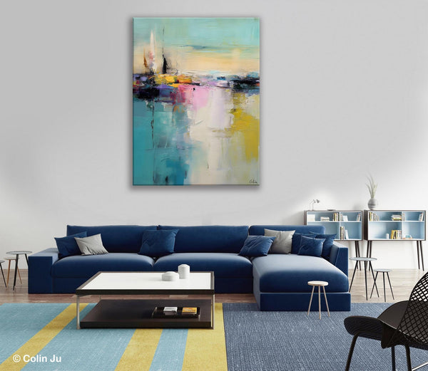Heavy Texture Canvas Art, Abstract Paintings, Large Contemporary Wall Art, Extra Large Paintings for Living Room, Original Modern Painting-artworkcanvas