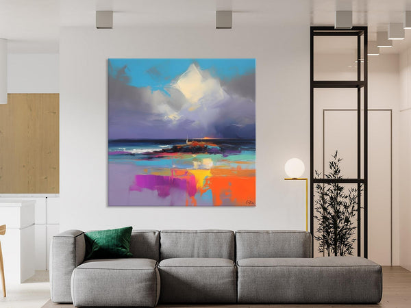 Landscape Canvas Paintings, Modern Canvas Wall Art Paintings, Original Canvas Painting for Living Room, Acrylic Painting on Canvas-artworkcanvas