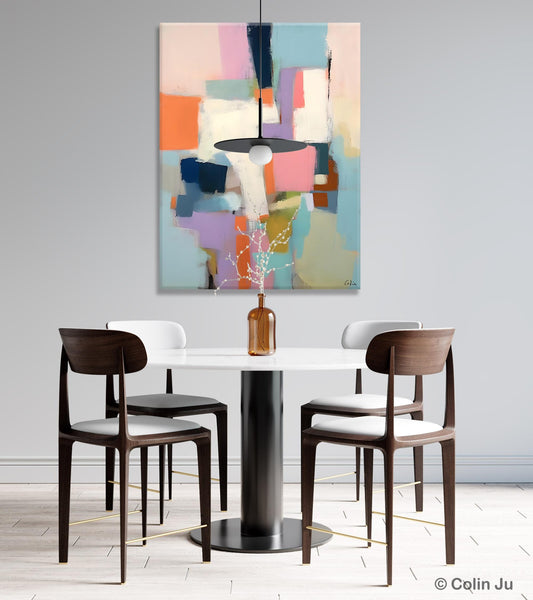 Extra Large Modern Wall Art, Acrylic Painting on Canvas, Contemporary Painting, Canvas Paintings for Dining Room, Original Abstract Painting-artworkcanvas