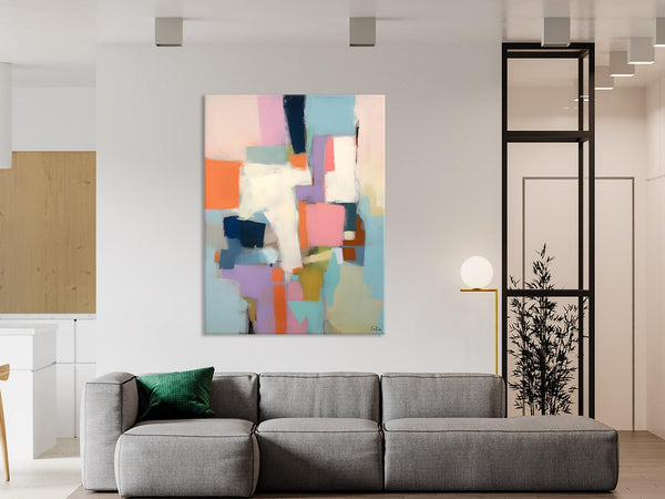 Extra Large Modern Wall Art, Acrylic Painting on Canvas, Contemporary Painting, Canvas Paintings for Dining Room, Original Abstract Painting-artworkcanvas