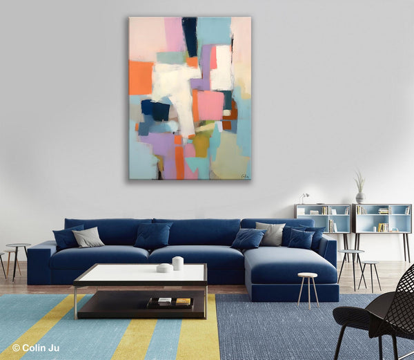 Extra Large Modern Wall Art, Acrylic Painting on Canvas, Contemporary Painting, Canvas Paintings for Dining Room, Original Abstract Painting-artworkcanvas