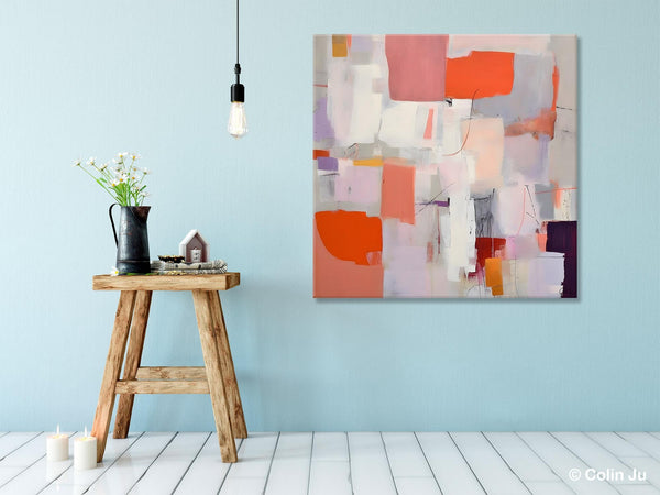 Modern Acrylic Artwork, Original Abstract Wall Art, Contemporary Canvas Art, Hand Painted Canvas Art, Large Abstract Painting for Bedroom-artworkcanvas