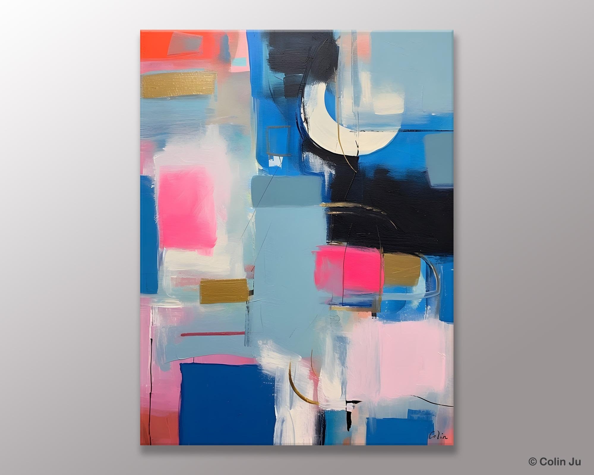 Large Painting Ideas for Living Room, Large Original Canvas Art, Contemporary Acrylic Painting on Canvas, Modern Abstract Wall Art Paintings-artworkcanvas