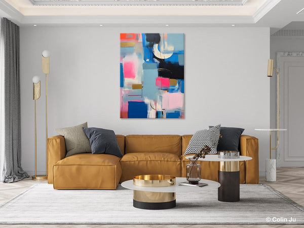Large Painting Ideas for Living Room, Large Original Canvas Art, Contemporary Acrylic Painting on Canvas, Modern Abstract Wall Art Paintings-artworkcanvas