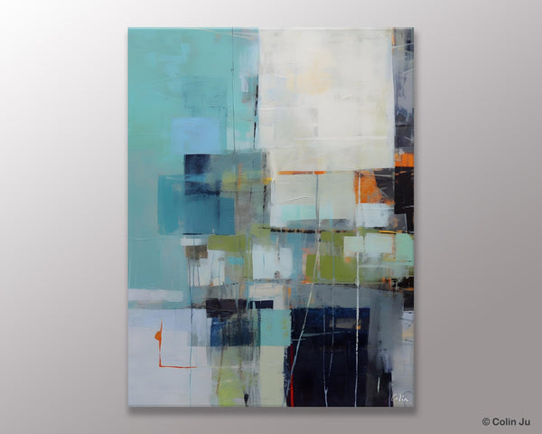 Canvas Paintings for Dining Room, Extra Large Modern Wall Art, Acrylic Painting on Canvas, Contemporary Painting, Original Abstract Painting-artworkcanvas