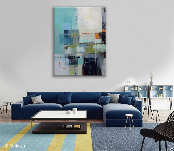Canvas Paintings for Dining Room, Extra Large Modern Wall Art, Acrylic Painting on Canvas, Contemporary Painting, Original Abstract Painting-artworkcanvas