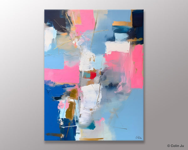 Large Art Painting for Living Room, Original Canvas Art, Contemporary Acrylic Painting on Canvas, Oversized Modern Abstract Wall Paintings-artworkcanvas