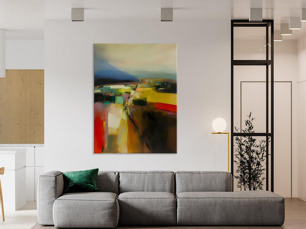 Abstract Landscape Artwork, Landscape Painting on Canvas, Contemporary Wall Art Paintings, Extra Large Original Art, Hand Painted Canvas Art-artworkcanvas