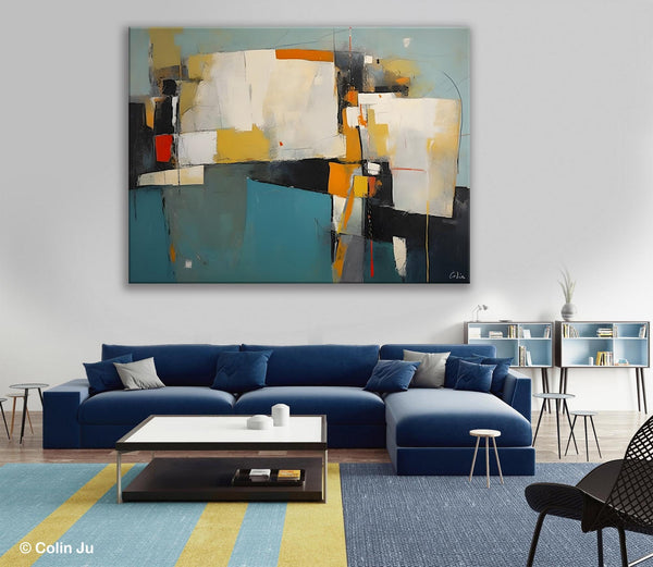 Hand Painted Canvas Art, Large Wall Art Ideas for Living Room, Oversized Canvas Paintings, Original Abstract Art, Contemporary Acrylic Art-artworkcanvas