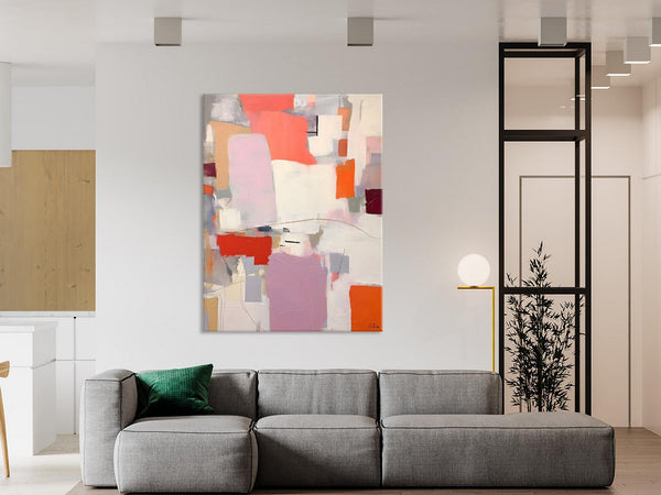 Contemporary Acrylic Painting on Canvas, Large Wall Art Painting for Bedroom, Original Canvas Art, Oversized Modern Abstract Wall Paintings-artworkcanvas