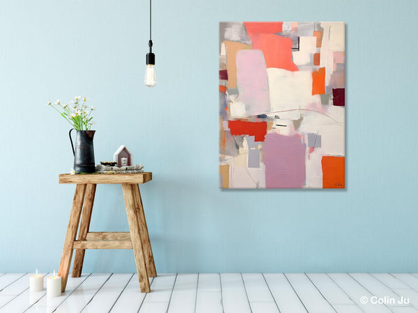 Contemporary Acrylic Painting on Canvas, Large Wall Art Painting for Bedroom, Original Canvas Art, Oversized Modern Abstract Wall Paintings-artworkcanvas