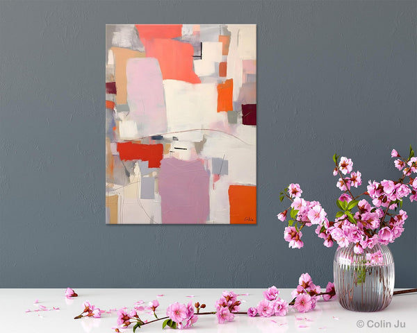 Contemporary Acrylic Painting on Canvas, Large Wall Art Painting for Bedroom, Original Canvas Art, Oversized Modern Abstract Wall Paintings-artworkcanvas