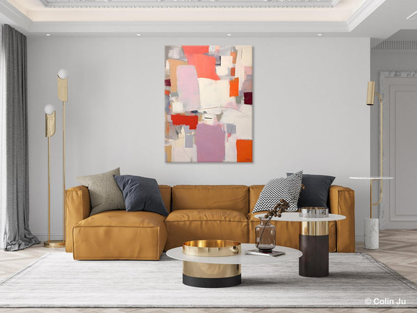 Contemporary Acrylic Painting on Canvas, Large Wall Art Painting for Bedroom, Original Canvas Art, Oversized Modern Abstract Wall Paintings-artworkcanvas