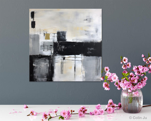 Contemporary Canvas Art for Bedroom, Modern Acrylic Artwork, Original Modern Paintings, Heavy Texture Canvas Art, Large Abstract Paintings-artworkcanvas