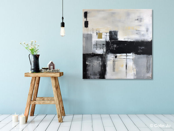 Contemporary Canvas Art for Bedroom, Modern Acrylic Artwork, Original Modern Paintings, Heavy Texture Canvas Art, Large Abstract Paintings-artworkcanvas