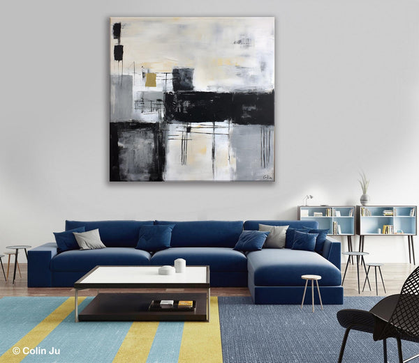Contemporary Canvas Art for Bedroom, Modern Acrylic Artwork, Original Modern Paintings, Heavy Texture Canvas Art, Large Abstract Paintings-artworkcanvas