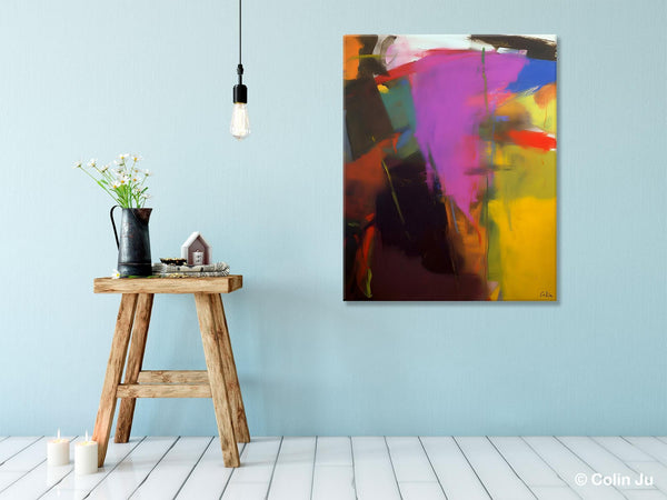 Large Original Abstract Wall Art, Contemporary Acrylic Paintings, Extra Large Abstract Painting for Dining Room, Abstract Painting on Canvas-artworkcanvas