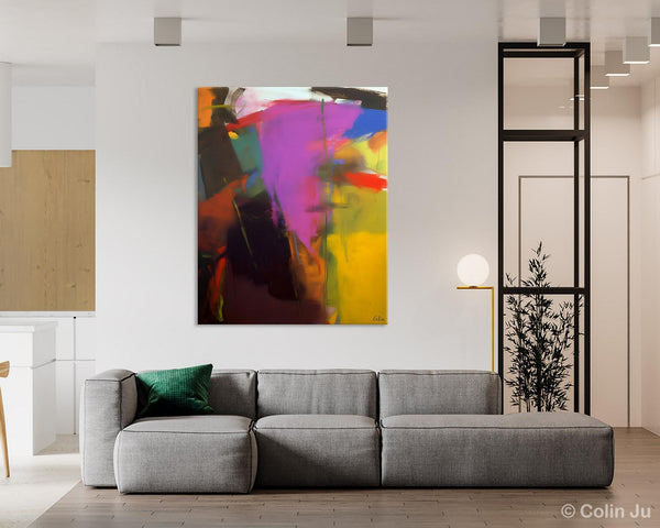 Large Original Abstract Wall Art, Contemporary Acrylic Paintings, Extra Large Abstract Painting for Dining Room, Abstract Painting on Canvas-artworkcanvas