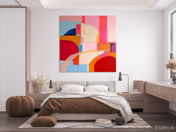 Modern Acrylic Artwork, Simple Canvas Paintings, Large Abstract Painting for Dining Room, Contemporary Canvas Art, Original Modern Wall Art-artworkcanvas
