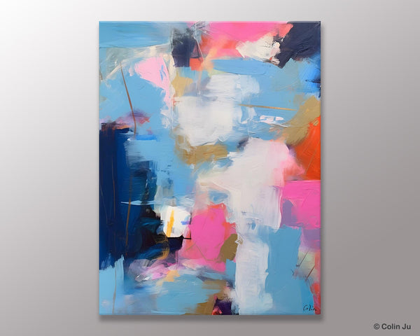 Oversized Modern Abstract Wall Paintings, Original Canvas Art, Contemporary Acrylic Painting on Canvas, Large Wall Art Painting for Bedroom-artworkcanvas