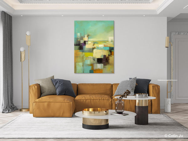 Original Canvas Art, Contemporary Acrylic Painting on Canvas, Large Wall Art Painting for Bedroom, Oversized Modern Abstract Wall Paintings-artworkcanvas
