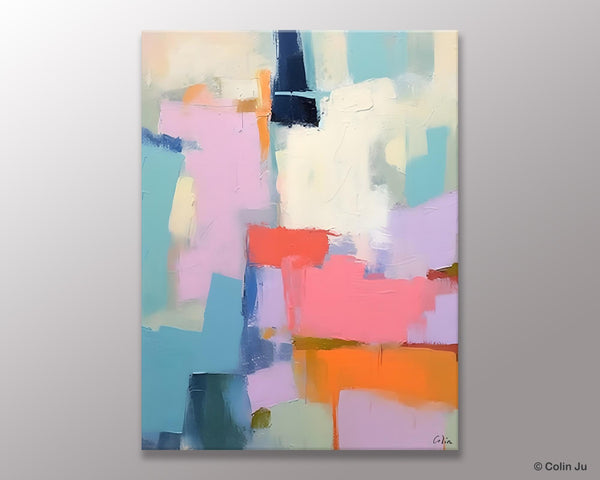 Contemporary Paintings on Canvas, Large Wall Art Painting for Dining Room, Original Abstract Wall Art, Oversized Abstract Wall Art Paintings-artworkcanvas