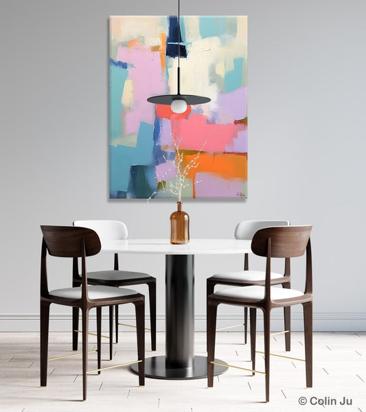 Contemporary Paintings on Canvas, Large Wall Art Painting for Dining Room, Original Abstract Wall Art, Oversized Abstract Wall Art Paintings-artworkcanvas