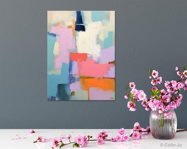 Contemporary Paintings on Canvas, Large Wall Art Painting for Dining Room, Original Abstract Wall Art, Oversized Abstract Wall Art Paintings-artworkcanvas