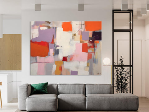 Acrylic Paintings on Canvas, Large Original Abstract Art, Contemporary Acrylic Painting on Canvas, Oversized Modern Abstract Wall Paintings-artworkcanvas