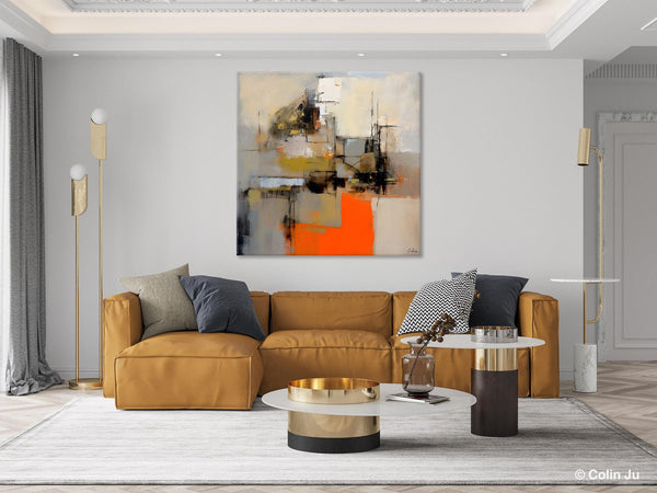 Large Abstract Art for Bedroom, Original Abstract Wall Art, Simple Modern Acrylic Artwork, Modern Canvas Paintings, Contemporary Canvas Art-artworkcanvas