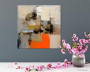 Large Abstract Art for Bedroom, Original Abstract Wall Art, Simple Modern Acrylic Artwork, Modern Canvas Paintings, Contemporary Canvas Art-artworkcanvas