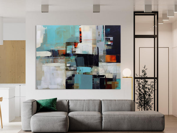 Extra Large Paintings for Dining Room, Abstract Wall Paintings, Hand Painted Canvas Art, Original Artowrk, Contemporary Wall Art Paintings-artworkcanvas