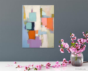 Contemporary Paintings on Canvas, Large Wall Art Painting for Dining Room, Original Abstract Wall Art Painting, Abstract Paintings on Canvas-artworkcanvas