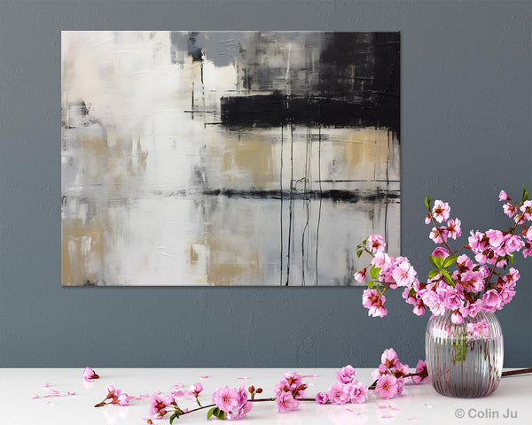 Hand Painted Original Canvas Art, Contemporary Acrylic Paintings, Large Wall Art Painting for Bedroom, Oversized Modern Abstract Paintings-artworkcanvas