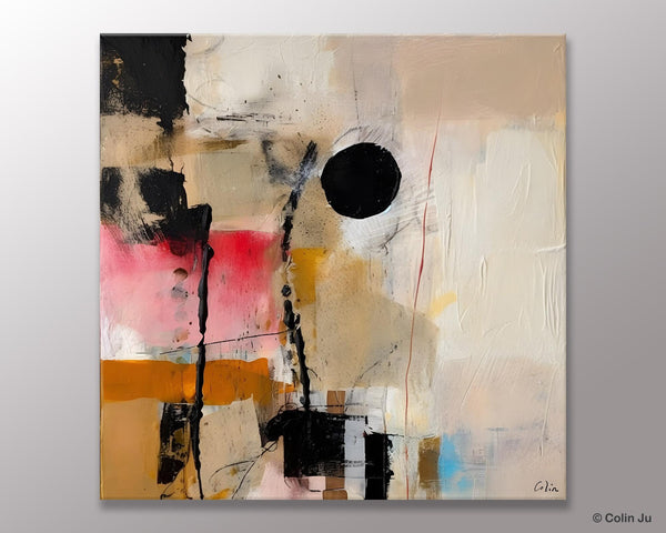 Modern Canvas Art Paintings, Abstract Wall Art for Bedroom, Original Modern Acrylic Artwork, Extra Large Abstract Paintings for Dining Room-artworkcanvas