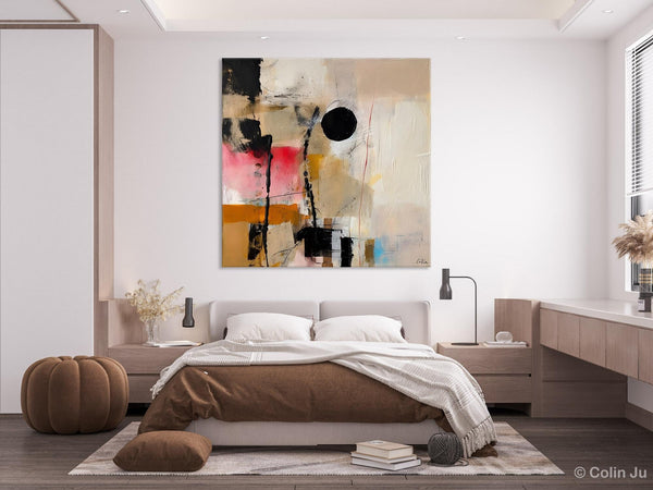 Modern Canvas Art Paintings, Abstract Wall Art for Bedroom, Original Modern Acrylic Artwork, Extra Large Abstract Paintings for Dining Room-artworkcanvas
